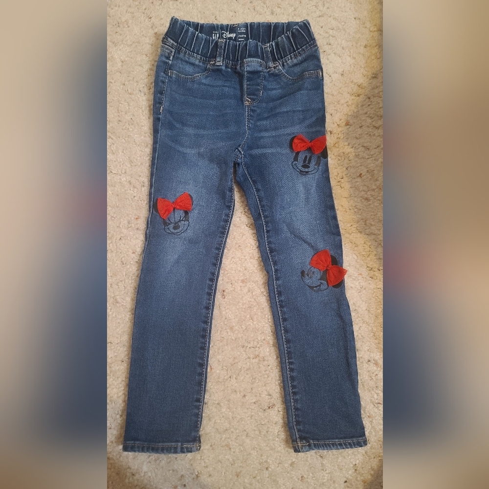 Disney Jeans with Red Bows